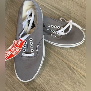 Vans Gray Lace Up Women’s Shoe